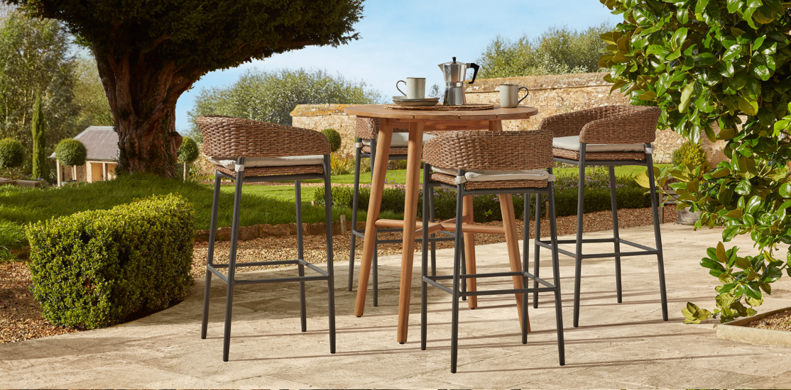 SICILIA 4C - 4 SEAT BAR SET