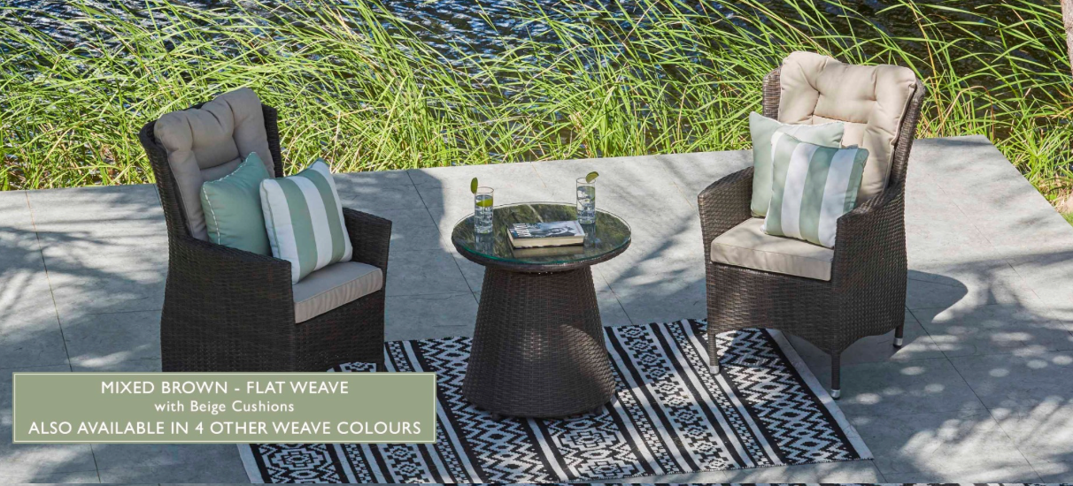 TURNBURY BISTRO SET WITH SIDE TABLE